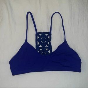 L*Space Crochet Racerback Bikini Top